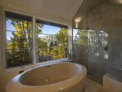 Enjoy the View from this Luxurious Bathroom