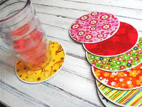 Coasters Made Of CDs
