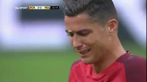 Ronaldo is not afraid to shed tears