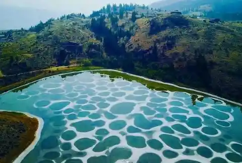 Spotted Lake in Canada