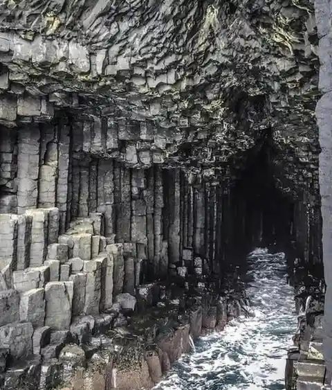 Fingal’s Cave in Scotland