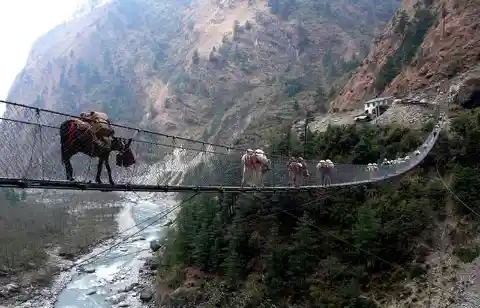 Hanging Bridge Of Ghasa – Nepal