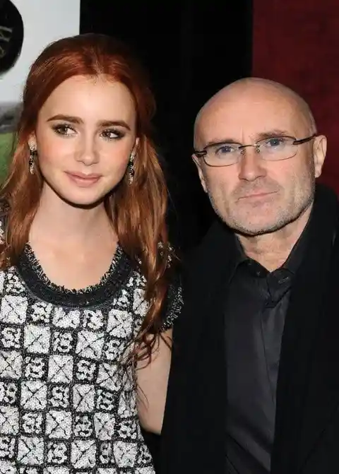 Phil Collins et Lily Collins