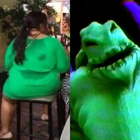 Lady’s Sweat Stains as Oogie Boogie