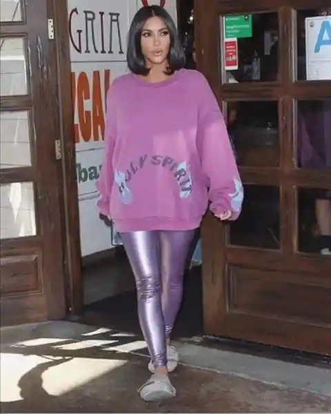 Purple and slippers don’t match