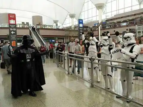 Darth Vader Arrives