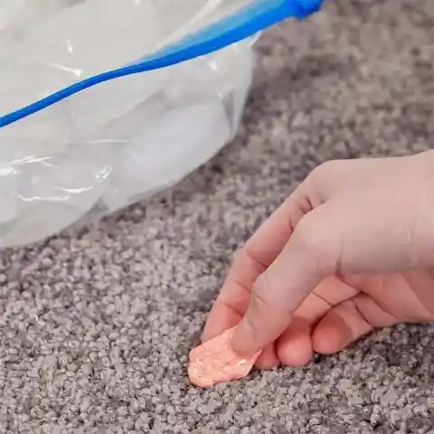 Removing Gum from Carpet