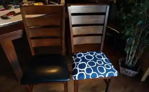 Repurpose old chairs