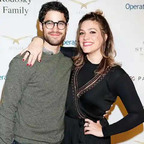 Darren Criss and Mia Criss