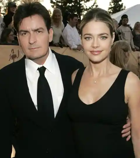 Charlie Sheen and Denise Richards