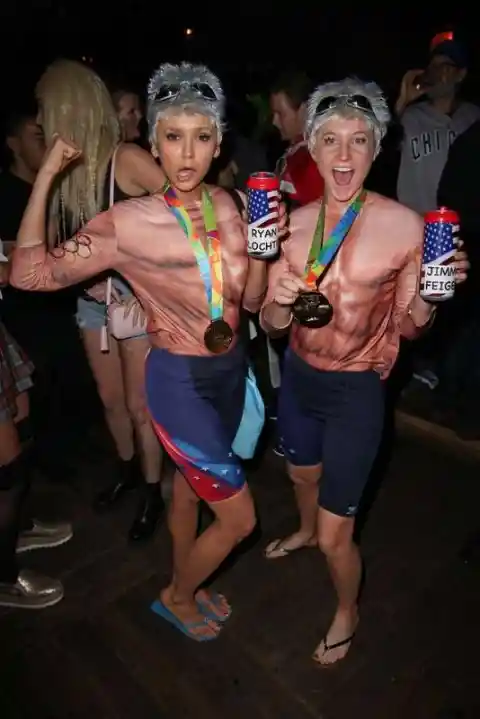 Nina Dobrev as Ryan Lochte