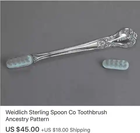 Toothbrush And Spoon