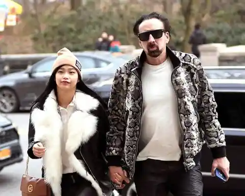 Nicolas Cage and Riko Shibata (30 years)